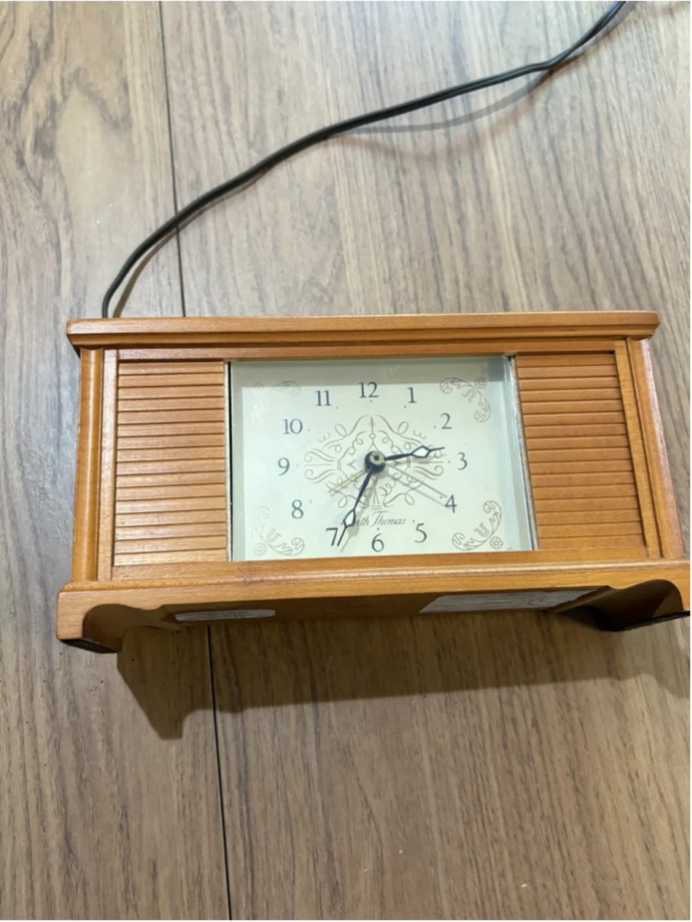 Seth Thomas Ethan Allen Model E203-000 Furniture console Clock made in USA